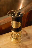 Welsh Miners Lamp Black And Brass